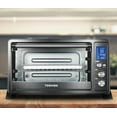 Toshiba AC25CEWCHBS Digital Convection Toaster Oven, Black Stainless