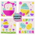 thumbnail image 2 of A1 Unlimited Easter Glitter Gel Window Clings (4 ct.), Assorted Design for Home Classroom Gifts Party Ornaments Glass Doors Decorations Reusable Spring Fall Party Supplies, 2 of 7