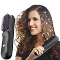 thumbnail image 2 of SXS Cordless Hair Straightener Brush Portable Straightening Brush Travel Mini Hot Ionic Comb Women Ceramic Coating Lightweight Touch ups Anti Sca, 2 of 7