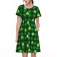 thumbnail image 1 of Balery Happy St. Patrick's Day5 Vestidos sueltos de manga corta para mujer, vestidos de verano 2025, vestidos casuales de corte A con vuelo., 1 of 6
