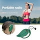 thumbnail image 4 of Radio FM montada en la oreja Radio portátil con batería de litio incorporada para interiores y exteriores Universal Accesorios Electrónicos, 4 of 9