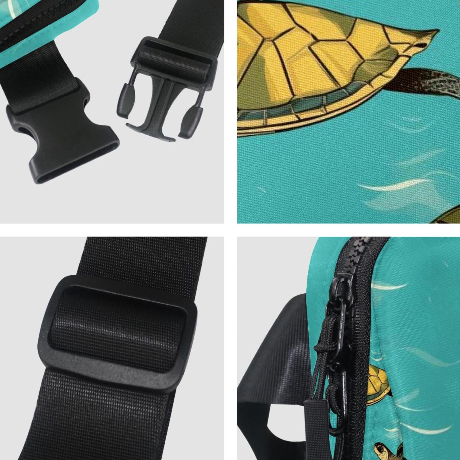 Sea turtles Lightweight Adjustable Extension Strap Unisex Fanny Pack Waist Pack Cross Body Bag