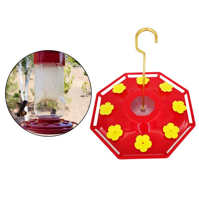 Alimentador de de Colibrí a Prueba de para Patio Libre con 8 Puertos de Alimentación de Limpiar Alimentador de Zu A CUTICAT Alimentador de colibrí