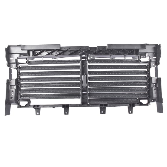 GELUOXI Radiator Shutter Assembly w/ Motor for Chevrolet Silverado GMC Sierra 1500 Pickup 2019-2023