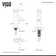 thumbnail image 2 of Vigo Single-Lever Faucet with Deck Plate, Chrome, 2 of 7