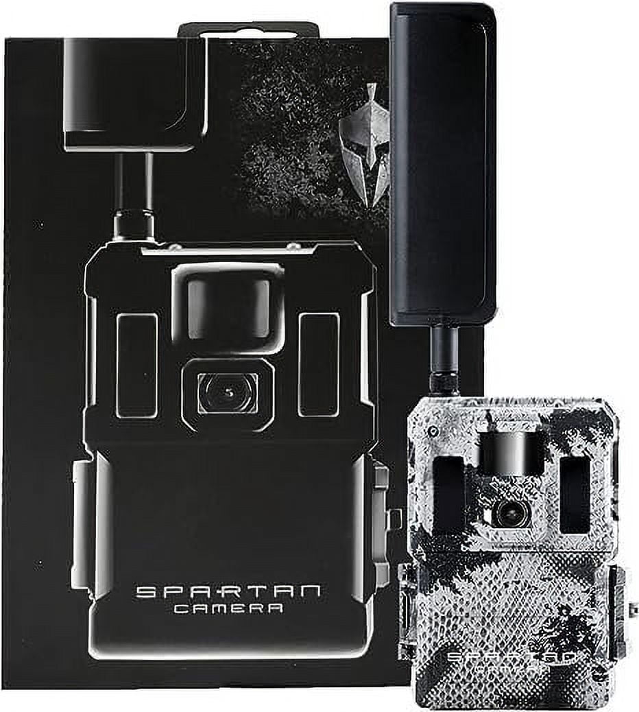 Spartan GoLive2 4G LTE Trail Camera,96FOV Wide-Angle Lens,Live Stream,Anti-Theft GPS,On-Demand Image&Video Capture,Real-time Updates,Built-in Lithium Battery,Blackout,Areus Camo + 32GB SD Card +...