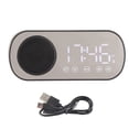 thumbnail image 6 of Digital Alarm Clock W/ BT Speaker, FM Radio, 32G Memory, Dual Alarms, Portable  Compact, 6 of 6