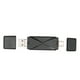 thumbnail image 5 of Lector de tarjetas de memoria NikouMX USB 3 en 1 USB A 3.0 USB C 3.1 MICRO USB, 5 of 8