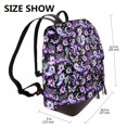 thumbnail image 2 of Yiaed Pink purple rainbow flower butterfly Print Laptop Backpack for Women Slim Computer Bag Work Travel College Backpack Purse Fits 14 Inch Notebook, 2 of 4