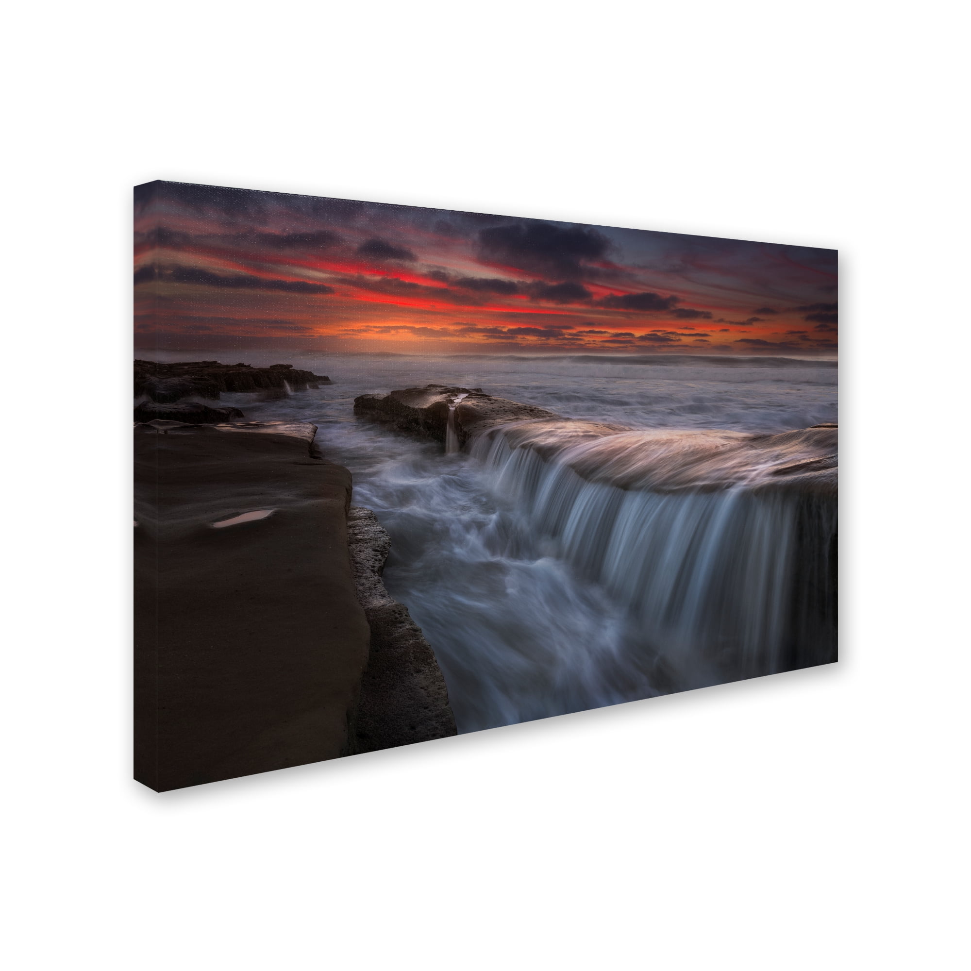 Trademark Fine Art 'Cortina de Agua' Canvas Art by Moises Levy