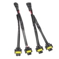 thumbnail image 1 of Conector de faro Nikou macho a hembra 2 piezas H11 H8 Arnés de cableado de extensión, 1 of 9