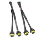 thumbnail image 4 of 2 piezas H11 H8 H9 arnés de cableado de extensión macho a hembra arnés de cables divisor de faros de 2 vías para camioneta camioneta conector de cable LED, 4 of 14