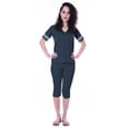 thumbnail image 5 of Moomaya Womens Plain Nightwear Set w/ Capri Cotton Sleepwear 2 Pcs Nightdresses-R9R, 5 of 7