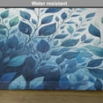 thumbnail image 5 of Ambesonne Blue Place Mats Set of 4, Diagonal Watercolor Leaves Art, Standard Size, Teal Blue and White, 5 of 5