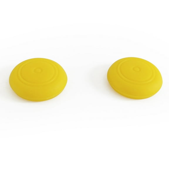 Indigo7 Authorized for Nintendo Switch Thumbstick Grip Caps and Protector Covers for Joy-Con Controller - Small (Yellow)
