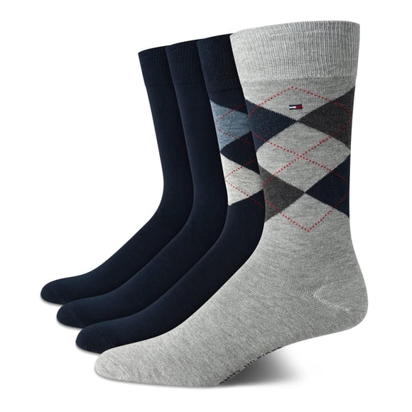 Calcetines de vestir Tommy Hilfiger, ligeros y cómodos, con cuello redondo, para hombre