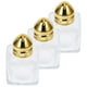 thumbnail image 1 of Juego de 3 saleros y pimenteros compactos de vidrio para condimentos, ideales para la cocina (15 ml)., 1 of 8