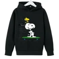 thumbnail image 3 of Sudadera con capucha para niños y niñas, de Snoopy, de dibujos animados blancos, de anime, 2024, 3 of 5