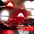 thumbnail image 2 of Fairy Lights EXF rojo y blanco, 16 m, 50 LED, funciona con pilas, 2 of 6