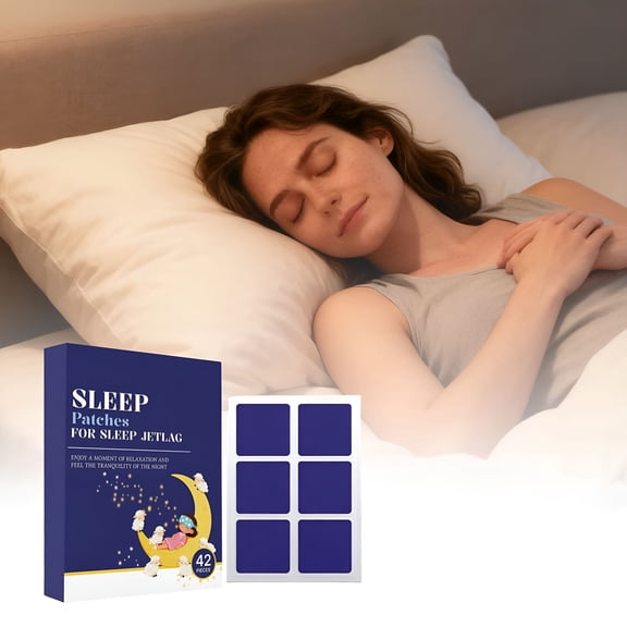 QARUN Natural Sleep Aid Patches, Extra Strength Insomnia Sleep Patches, Improve Sleep Quality Quickly, for Both Men And Women, 40 Patches Pack