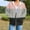 Pink, variant on Pullovers for Women Sweat Shirt for Women Long Sleeves Full Zipper Pocket Outerwear with Drawstring Oversized Comfortable Pullover Color Blocking Gym Athletic Fall Winter Clothing Light Blue S