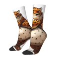 thumbnail image 1 of Fotbe Cartoon Cheetah With Attitude Calcetas Largas con Estampado para Hombre y Mujer – Calcetas de Compresión Transpirables y Elásticas, Viajar y Uso Diario Talla 5-11, 1 of 6