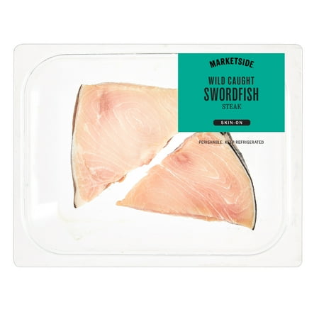 Marketside Skin-On Wild Caught Swordfish Steak, 0.7 - 0.95 lb