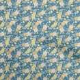 thumbnail image 1 of oneOone Georgette Viscose Medium Blue Fabric Floral Sewing Craft Projects Fabric Prints By Yard 42 Inch Wide, 1 of 4