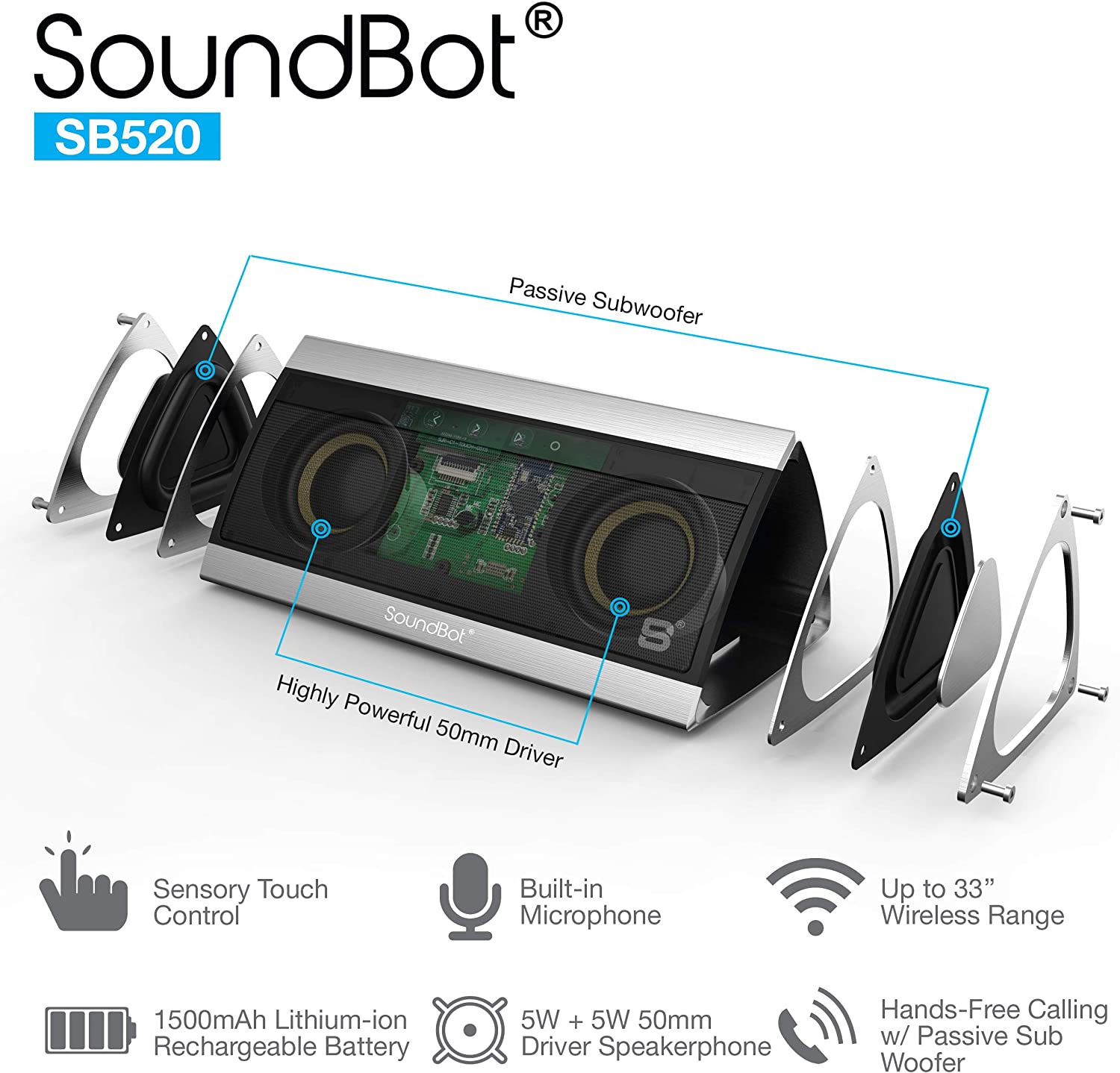 soundbot speaker sb520