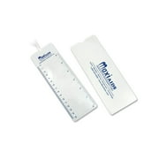 MaxiAids 2x Lens Magnifier 6-inch Ruler Bookmark