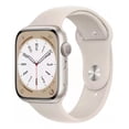 thumbnail image 1 of Apple Watch Series 8 45 Mm Correa Deportiva Blanco Estelar, 1 of 4