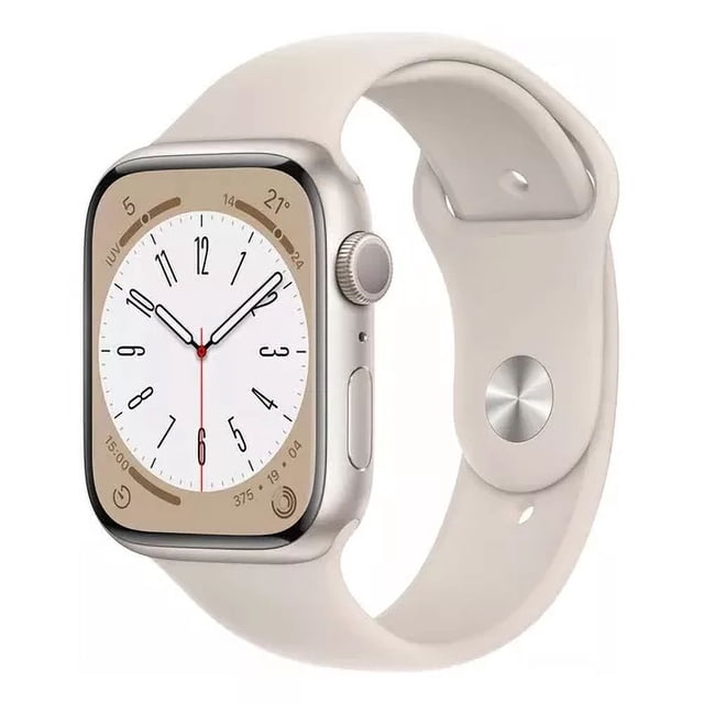 Apple Watch Series 8 45 Mm Correa Deportiva Blanco Estelar