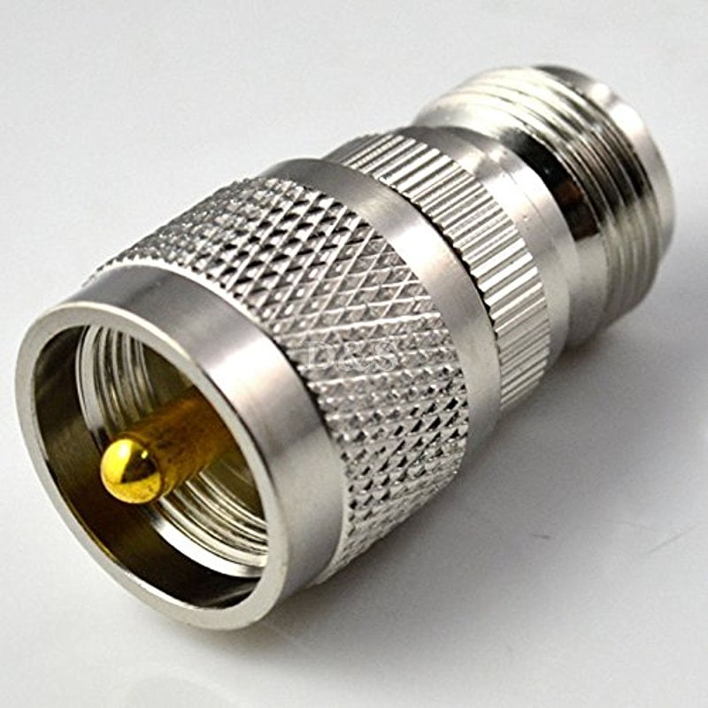UHF Type Male PL259 Plug to N Female Jack Straight RF Coaxial Adapter Connector