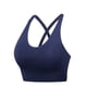 thumbnail image 1 of Sujetador deportivo sin aros de talla grande europeo y americano, estilo chaleco, fruncido, transpirable, a prueba de golpes, para fitness, yoga y deportes, 1 of 6