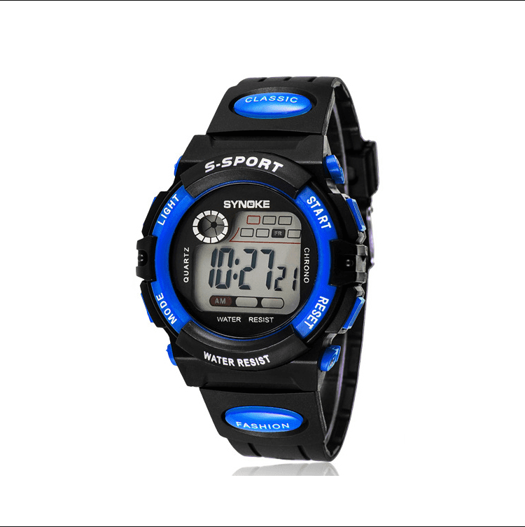 youth waterproof digital watch