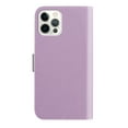 thumbnail image 5 of SaniMore Case for iPhone 14 Pro 6.1" 2022, Retro PU Leather Case Lychee Pattern Card Slots Cash Pocket Flip Kickstand Magnetic Clasp Wallet Business All-around Protective Case For iPhone 14 Pro,Purple, 5 of 11