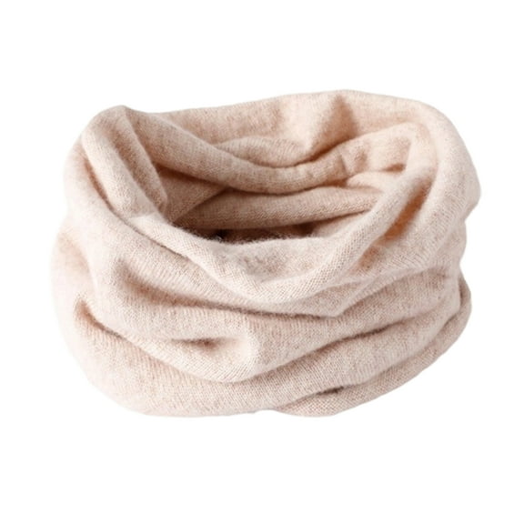 Winter Neck Gaiter Warmers for Women&Men Fleece Scarf Windproof Face Covering Beige One Size
