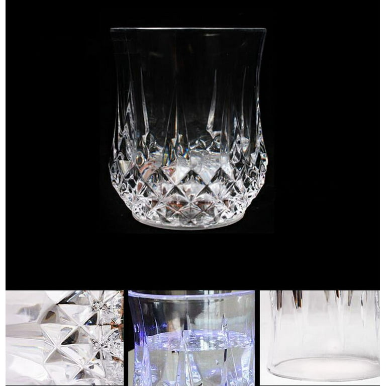 4Ulta Beauty Drinking Glasses Glass Cups Fun Printed Pop Clink