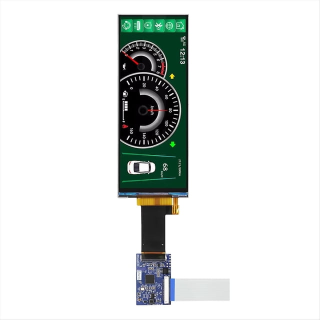 IPS Full Viewing Angle TFT LCD Display Module Bar Type 6.2 Inch 360x960 IPS TFT LCD Display SPI+RGB Interface,B