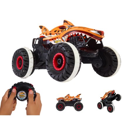 Hot Wheels Monster Trucks Toys Tiger Shark RC Car