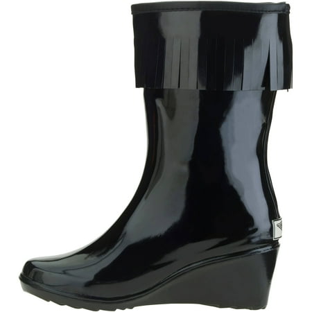 forever young wedge rain boots