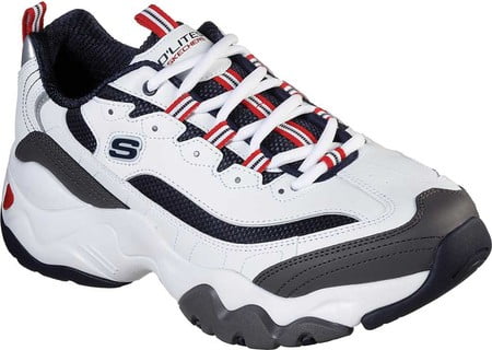 skechers d lites 3 mens red