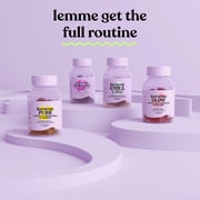 (2 pack) Lemme Sleep Gummies with 5mg Melatonin, Elderberry, Magnesium, L-Theanine, Chamomile and Lavender, Drug-Free Nighttime Sleep Aid, Vegan, Gluten Free, Gelatin Free, Non GMO, Berry Flavored, 60 Count