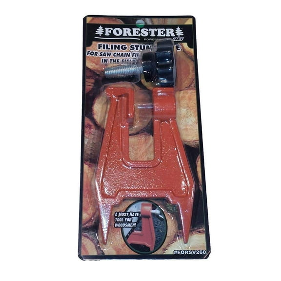 Filing Stump Vise - Forester Chainsaw Sharpener Chainsaw Sharpening Kit Chain Saw File Guide Vise Mounting Kit Chain Raker/Teeth Filing Logging Tools Chainsaw Chain Sharpening Jig