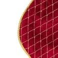 thumbnail image 4 of Northlight 20" Red and Gold Diamond Pattern Christmas Stocking, 4 of 4