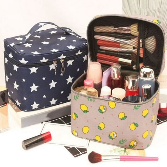 Pochette Cosmétique Forte de Grande Capacité Pliable en Polyester Résistant à l'Usure pour une Utilisation Quotidienne