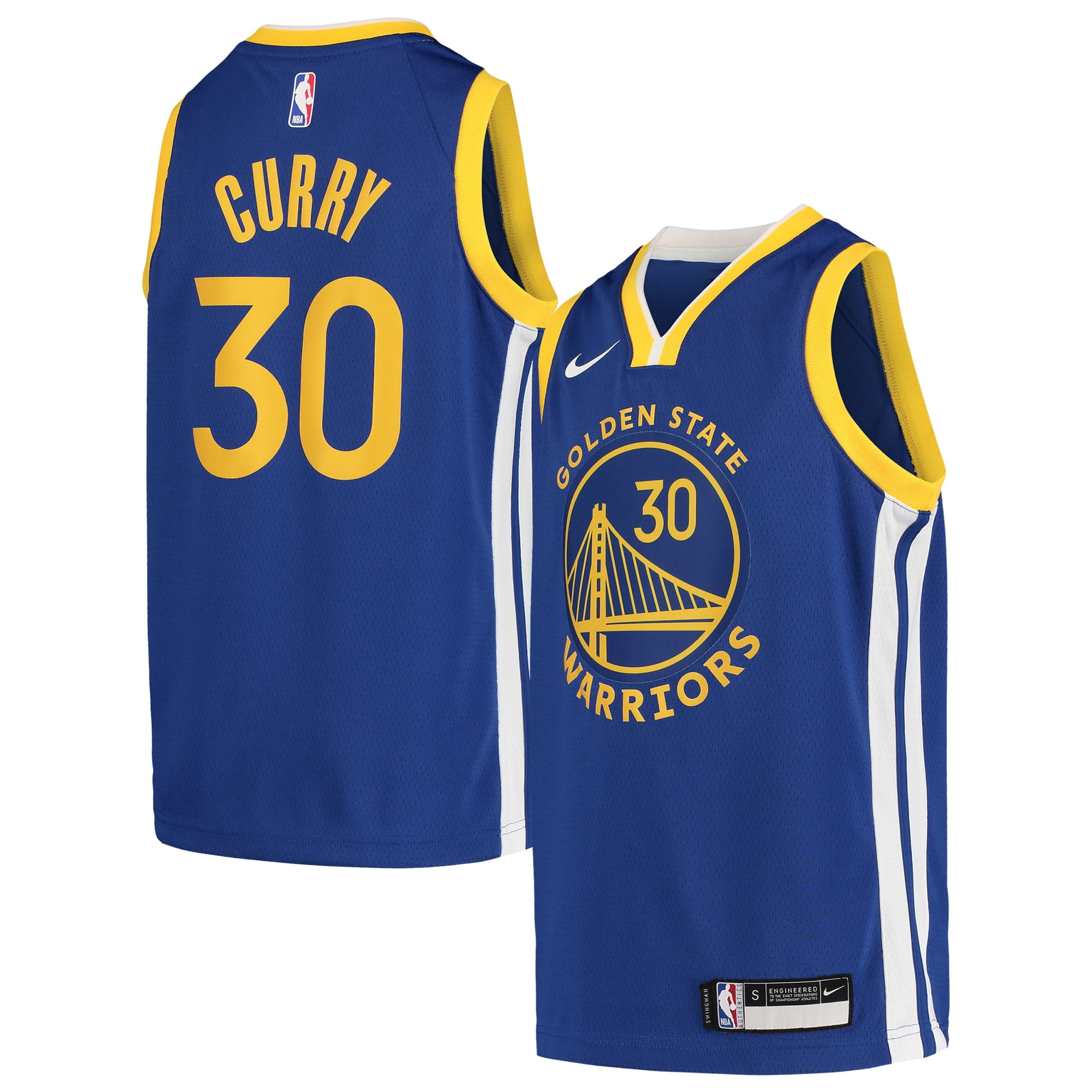 Stephen Curry Golden State Warriors Nike Youth Team Swingman Jersey