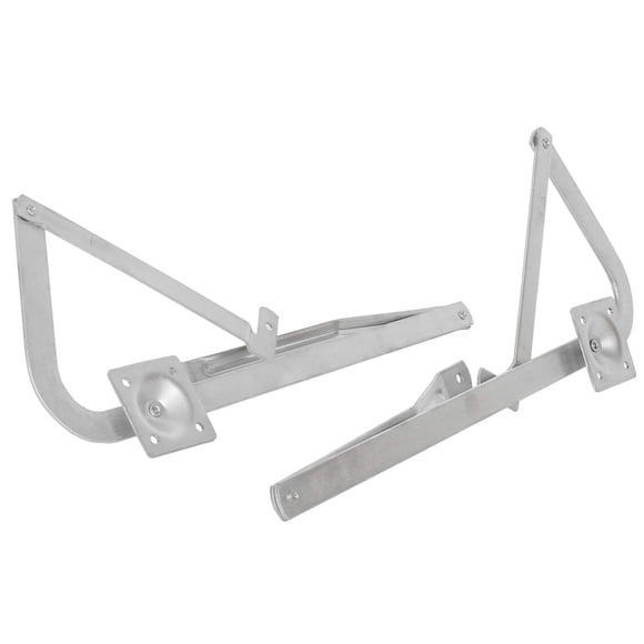 KUAFU Échelle de Grenier 55-2 avec Charnières Compatibles avec Werner MFG après 2010, Épais Écarteur de Grenier en Zinc (Paire)