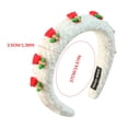 thumbnail image 2 of Xihbxyly Diadema Navideña con Diseño de Papá Noel, Muñeco de Nieve y Reno, Ajuste Elástico Cómodo, Accesorio Antideslizante para El Cabello, Regalo para Fiestas Navideñas, para Mujeres y Niñas (1 Uni, 2 of 2