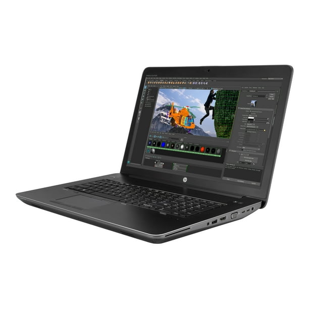 HP ZBook 17 G4 Mobile Workstation - Intel Core i5 - 7300HQ / jusqu'à 3,5 GHz - Gagner 10 Pro 64 Bits - HD Graphiques 630 - 8 GB RAM - 256 GB SSD NVMe, TLC - 17.3" IPS 1600 x 900 (HD+) - Wi-Fi 5 - Espace Argent